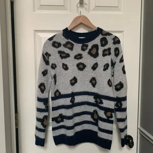 REVOLVE x LPA Sweater 225 in Leopard Stripe, size XS - Picture 3 of 7